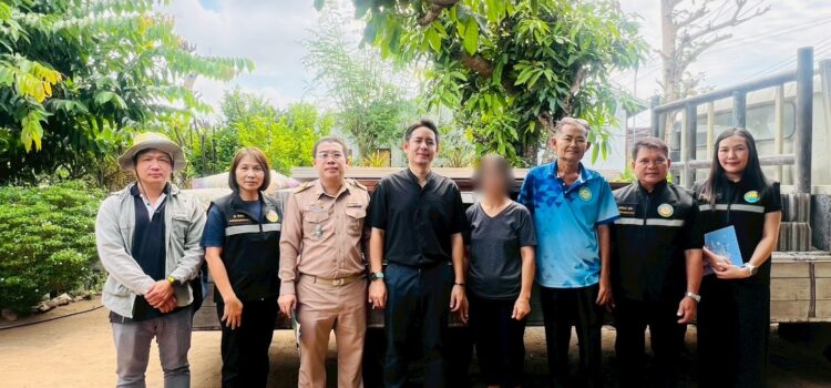 เทศบาลตำบลหนองยวง ลงพื้นที่มอบวัสดุก่อสร้างให้กับผู้สูงอายุ ในการปรับสภาพแวดล้อมที่อยู่อาศัย ณ หมู่ที่ 3 บ้านหนองยวง ตำบลหนองยวง อำเภอเวียงหนองล่อง จังหวัดลำพูน