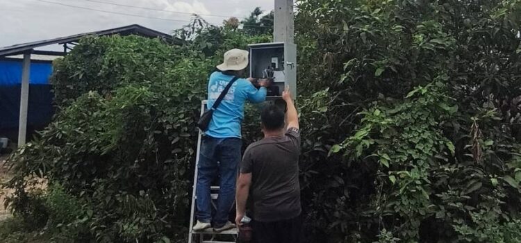 เทศบาลตำบลหนองยวง ลงพื้นที่ตรวจเช็ค ทดสอบ และทดลองใช้งานระบบเสียงประชาสัมพันธ์ไร้สายของเทศบาลตำบลหนองยวง ภายในพื้นที่ตำบลหนองยวง อำเภอเวียงหนองล่อง จังหวัดลำพูน