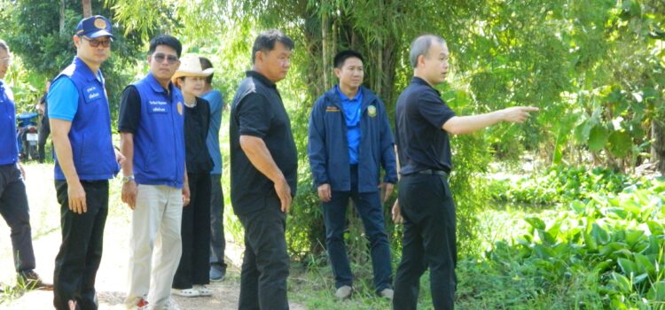 เทศบาลตำบลหนองยวง ลงพื้นที่ติดตามและตรวจสอบสถานการณ์ ผักตบชวาและวัชพืชที่กีดขวางการไหลของน้ำ ณ หนองไฮ หมู่ที่ 1 บ้านเหล่าดู่ ตำบลหนองยวง อำเภอเวียงหนองล่อง จังหวัดลำพูน